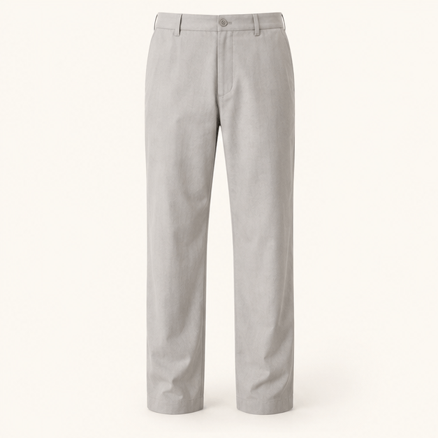 Dockside Weekend Trouser in Stone, front view
